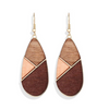 Brown Tear Drop- Earings