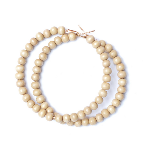 Beaded Chic Hoops - Light