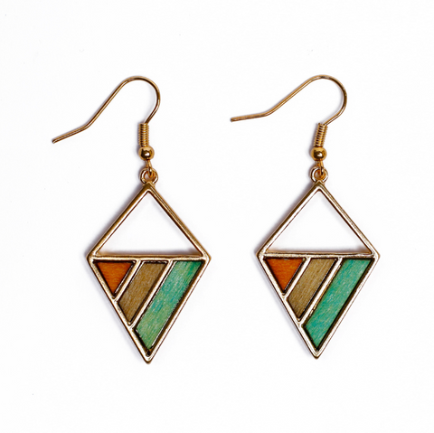 Trident Hues - Earrings