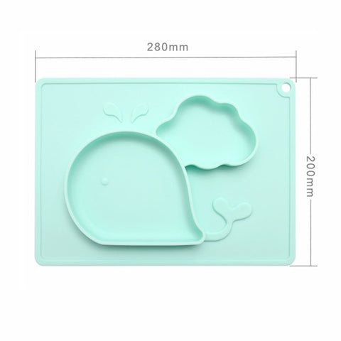 Whale Baby Placement Mat