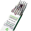 Recycled Newspaper Pencil HB#2 (pk of 10) with Eraser + Sharpener